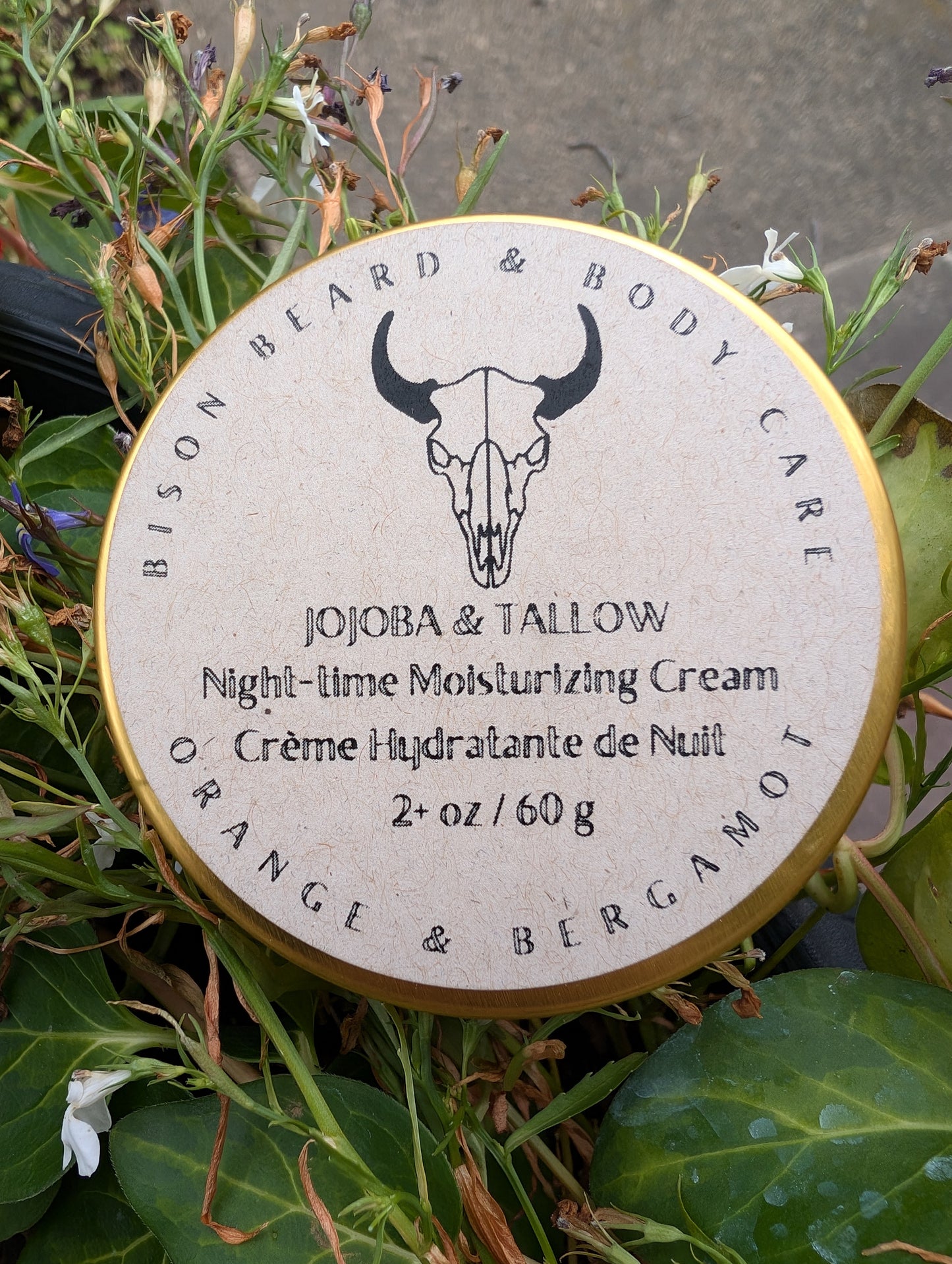 Moisturizing Night Cream~Bergamot & Orange - Whipped Bison Tallow